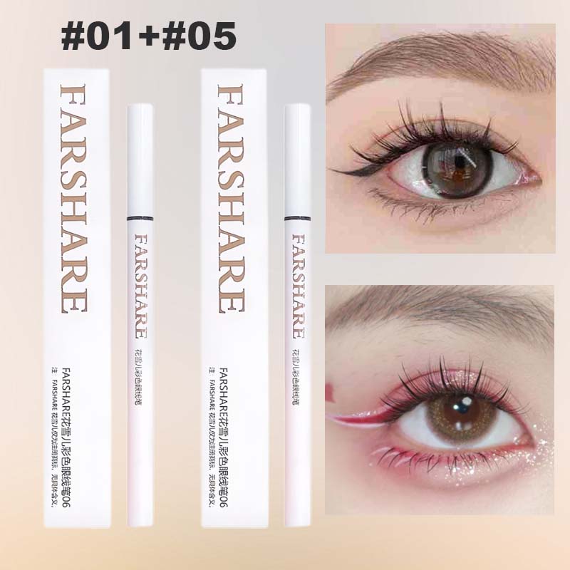 🌈Färgad flytande eyeliner👁️