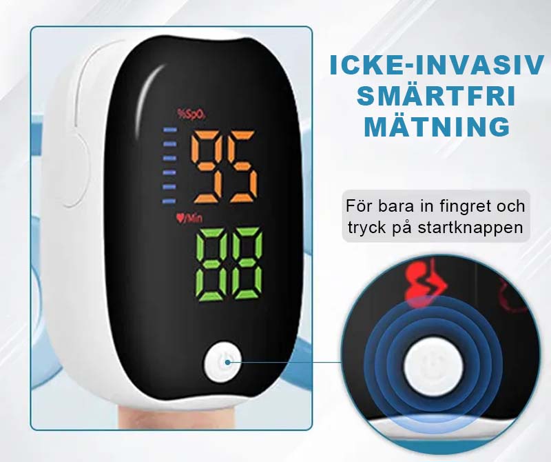 Oximeter med fingerklämma