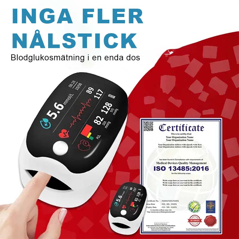 Oximeter med fingerklämma