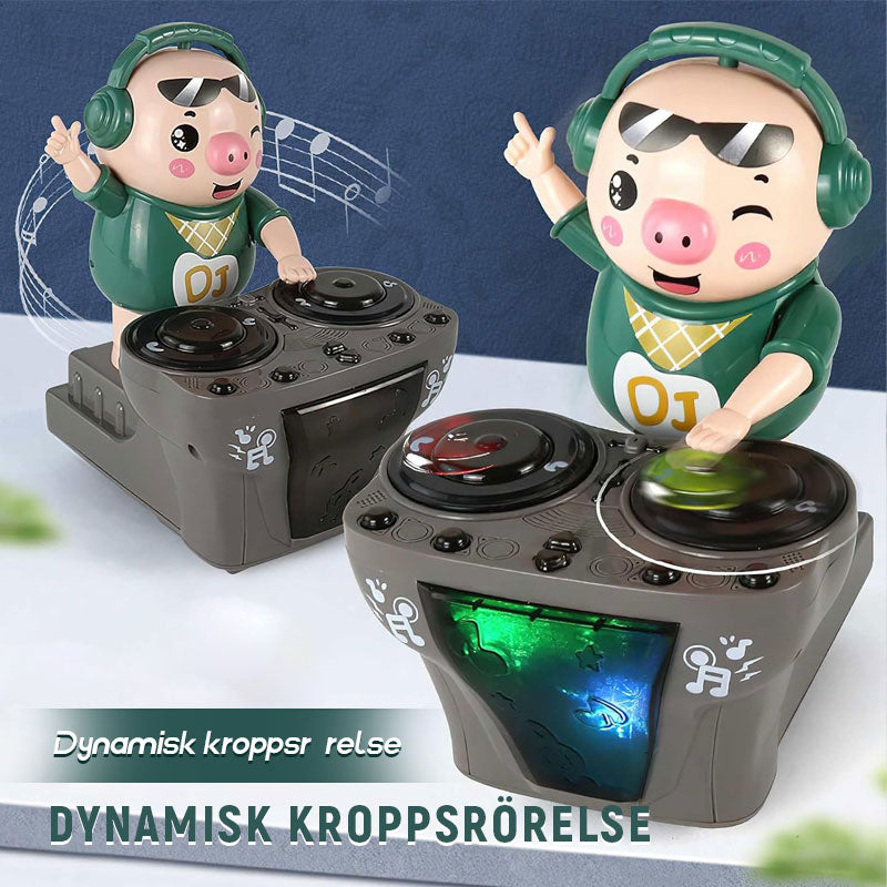 đ§đ·DJ-trendiga gris â musikleksak med svĂ€ngig discorytmđ¶