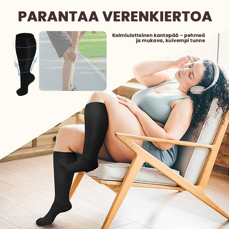 🔥Köp 1 få 1 gratis 🧦kompressionsstrumpor (2XL–7XL)