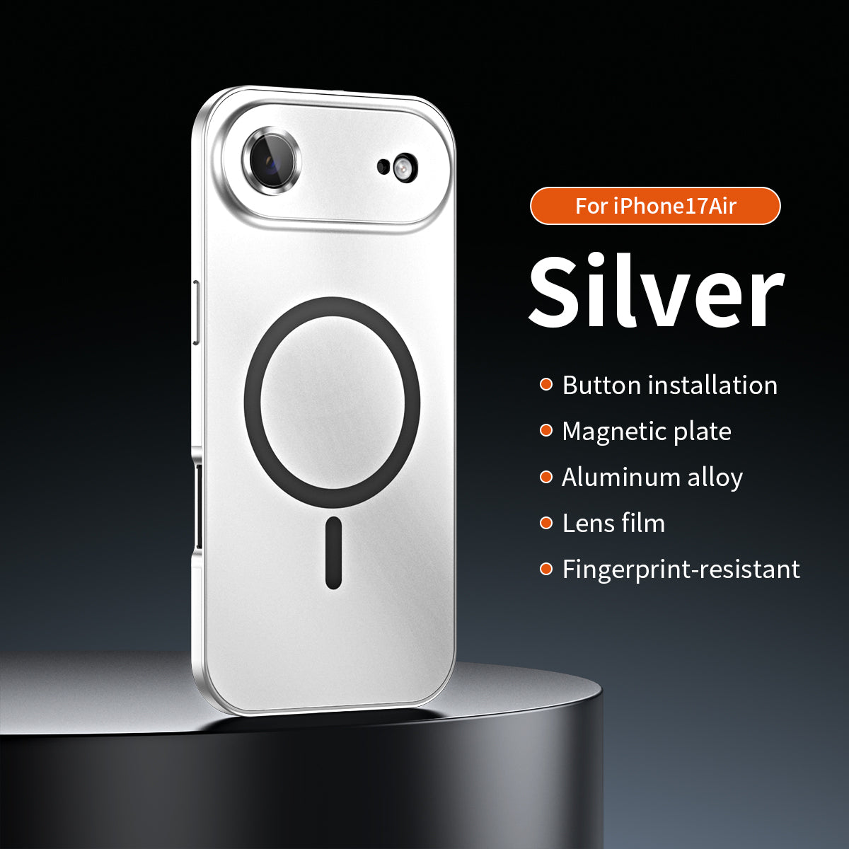 ✨iPhone 17-12🔥Magnetiskt skal i aluminiumram för iPhone