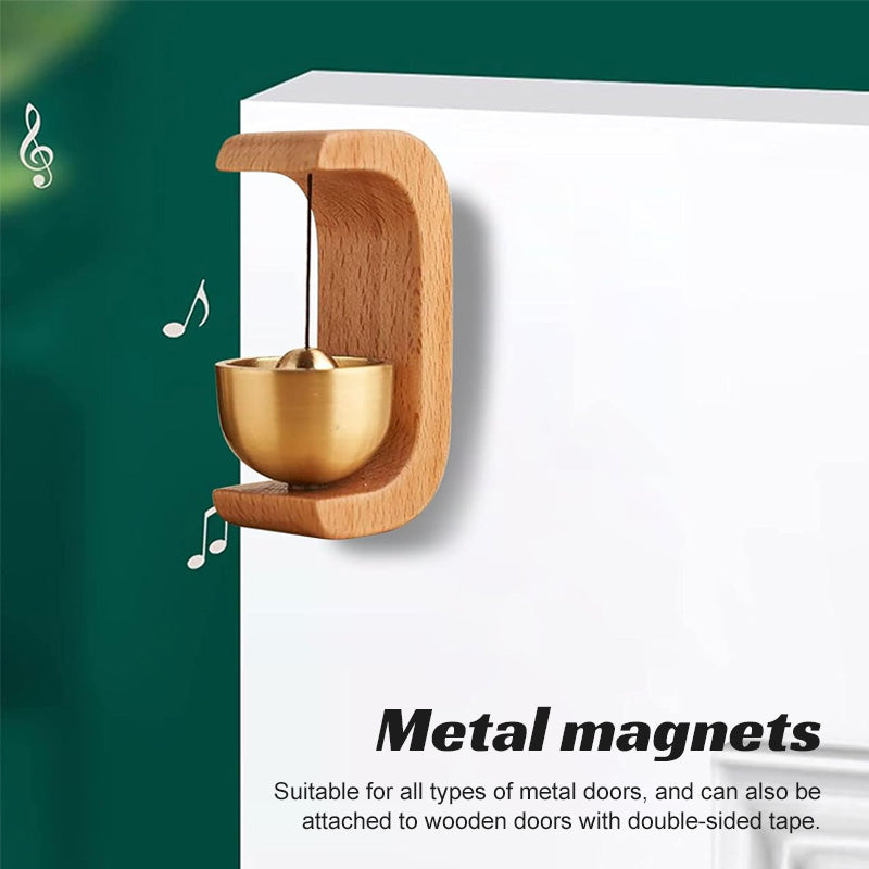 đMagnetisk dörrklocka med vindklocka KylskĂ„psmagnet