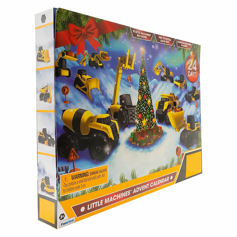 đ24-dagars kalender med lastbil pĂ„ vĂ€g till jul