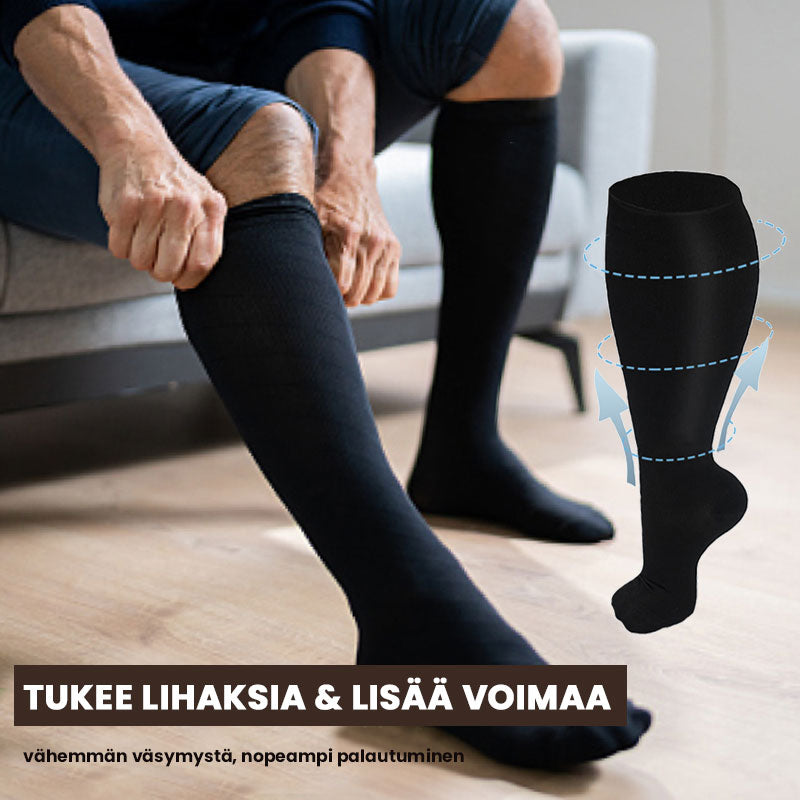 🔥Köp 1 få 1 gratis 🧦kompressionsstrumpor (2XL–7XL)