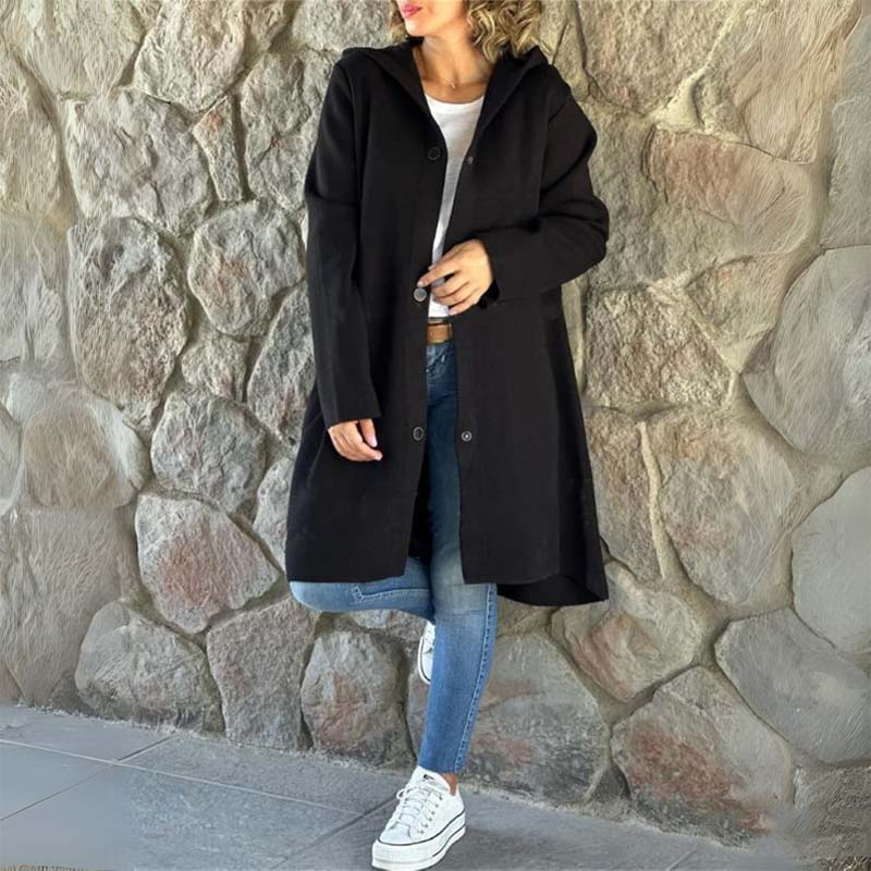 đEnfĂ€rgad fritidsjacka för damer för höst och vinter âïž