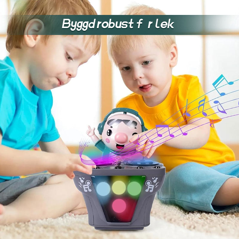 đ§đ·DJ-trendiga gris â musikleksak med svĂ€ngig discorytmđ¶
