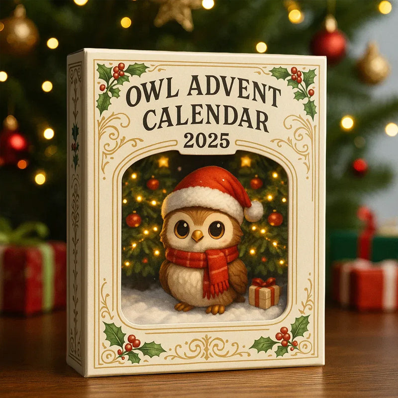 đŠ Ugglornas Julkalender 2025 âš | 24 Samlarfigurer i Resin đ | Lyxig Adventskalender