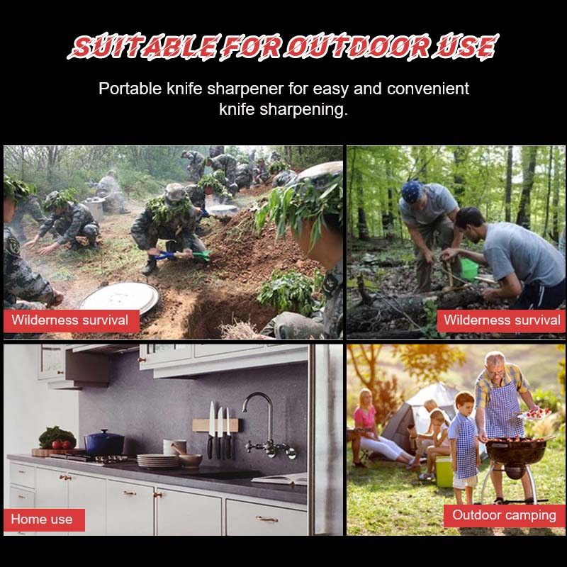 đȘ Multifunktionell knivslipsten för utomhusbruk