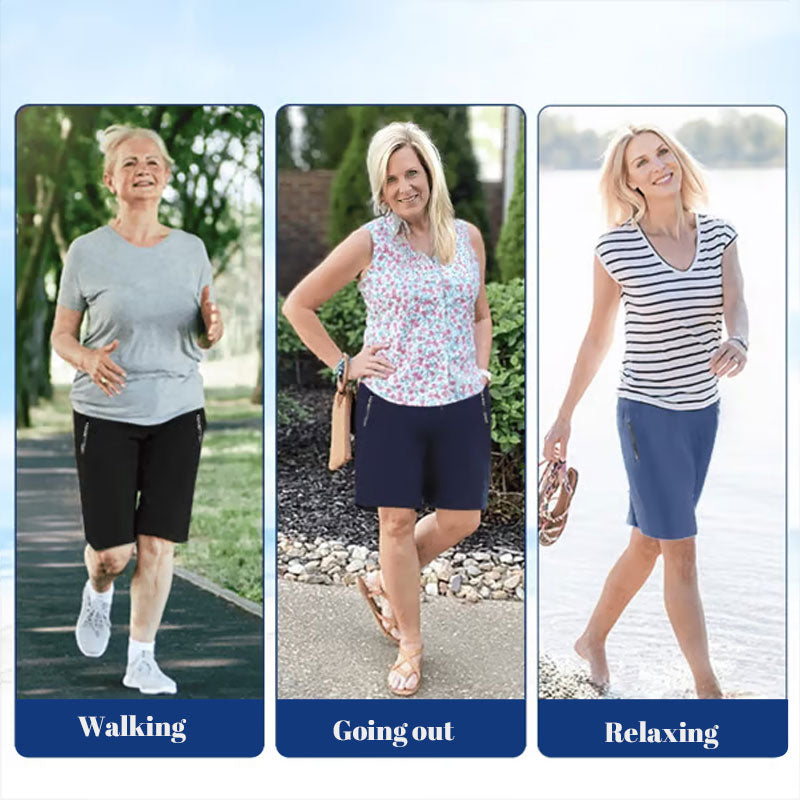 ⌛Veckans specialerbjudande🧊Håll dig sval hela summer❄️🩳Snabbtorkande stretchshorts i issilk