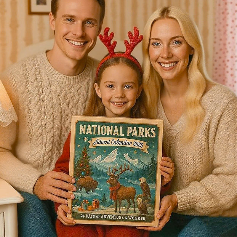 🌲Nationalparkens adventskalender Blind Box🎁En ny överraskning varje dag!