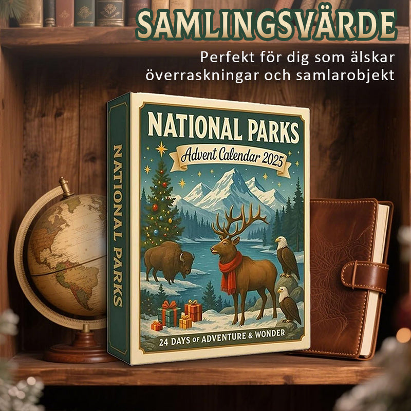 🌲Nationalparkens adventskalender Blind Box🎁En ny överraskning varje dag!