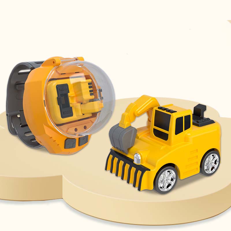 🚜Mini grävmaskinsbil-klocka i legering för barn ✨