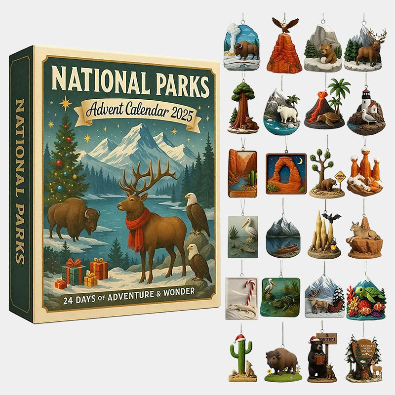 🌲Nationalparkens adventskalender Blind Box🎁En ny överraskning varje dag!