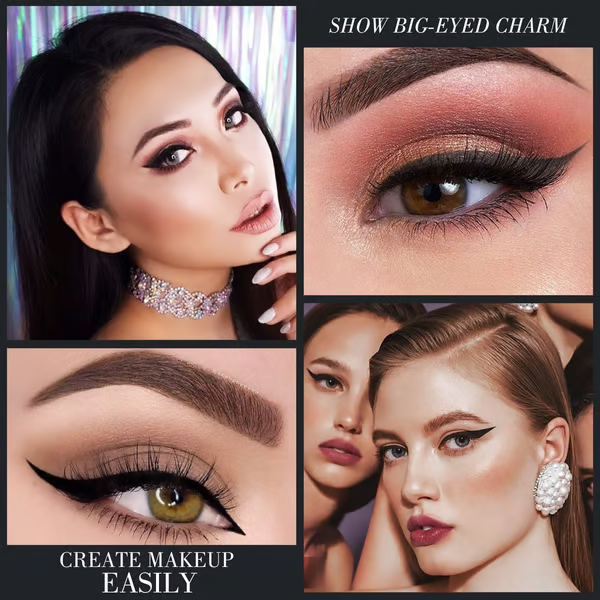 đżNaturlig svart, lĂ„ngvarig gel-eyelinerđ§Œ