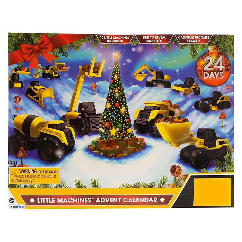 đ24-dagars kalender med lastbil pĂ„ vĂ€g till jul