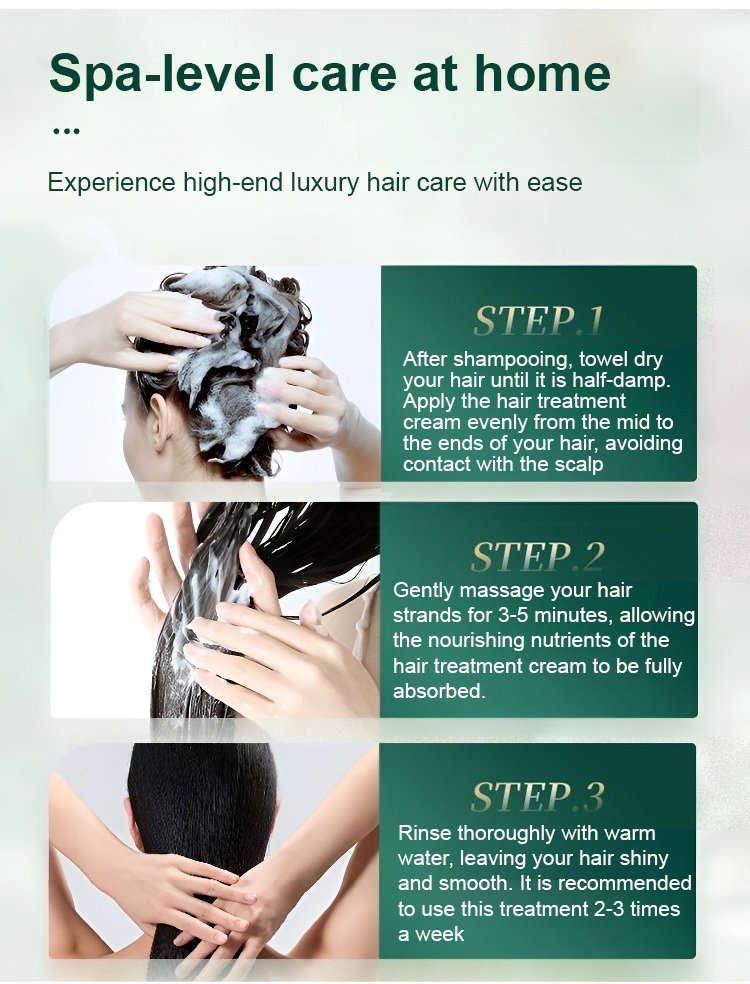 ✨Polypeptid-Keratin Hårreparation 🌿
