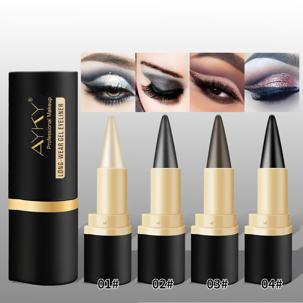 đżNaturlig svart, lĂ„ngvarig gel-eyelinerđ§Œ