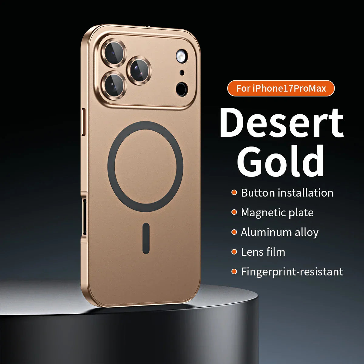 ✨iPhone 17-12🔥Magnetiskt skal i aluminiumram för iPhone