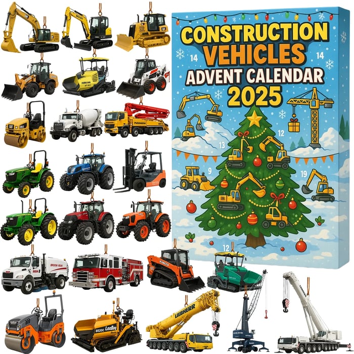 🏗️Adventskalender För Byggfordon 2025🎄