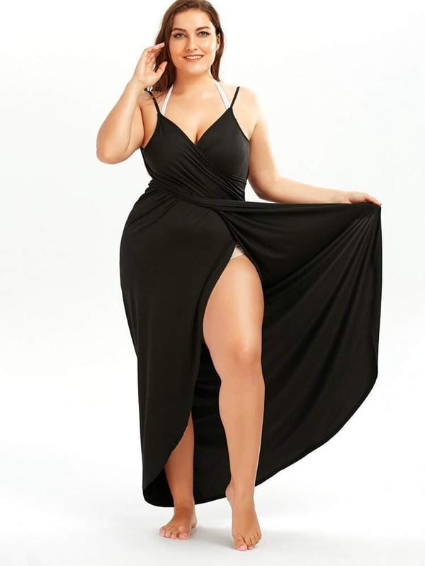 🎉🏄Women's Beach Wrap Dress Överdragsklädsel