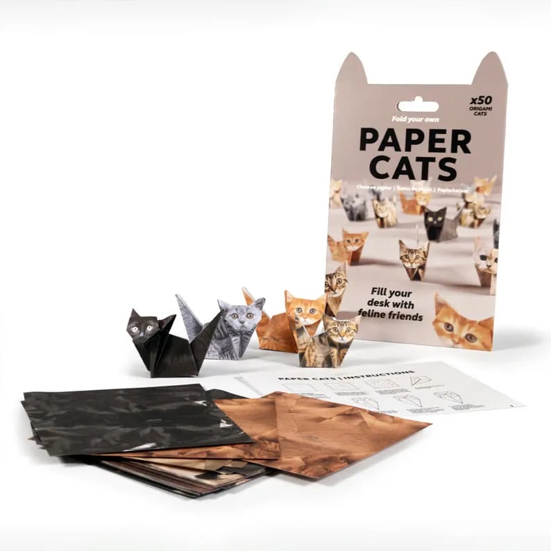 🐾 Gör dina egna veckkatter – 50 söta papperskatter som förvandlar rummet till ett kattparadis! 🐱
