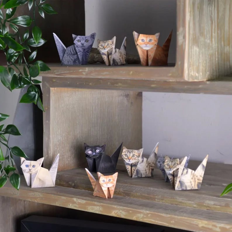🐾 Gör dina egna veckkatter – 50 söta papperskatter som förvandlar rummet till ett kattparadis! 🐱
