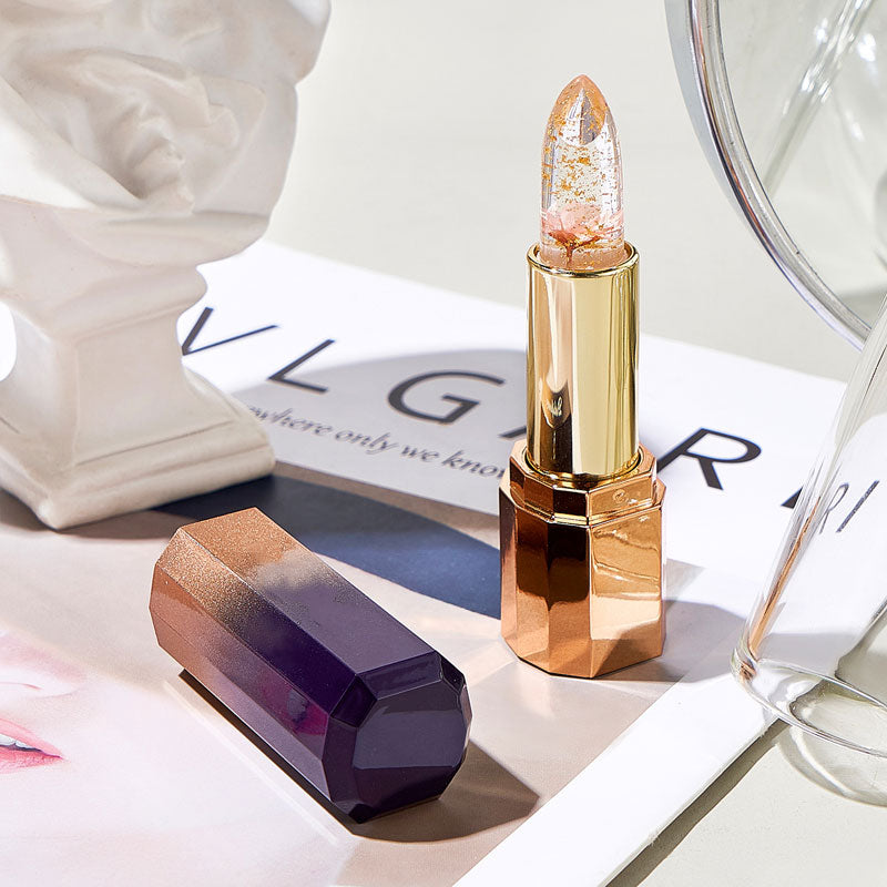 🌸Färgskiftande geléblomma läppstift💋