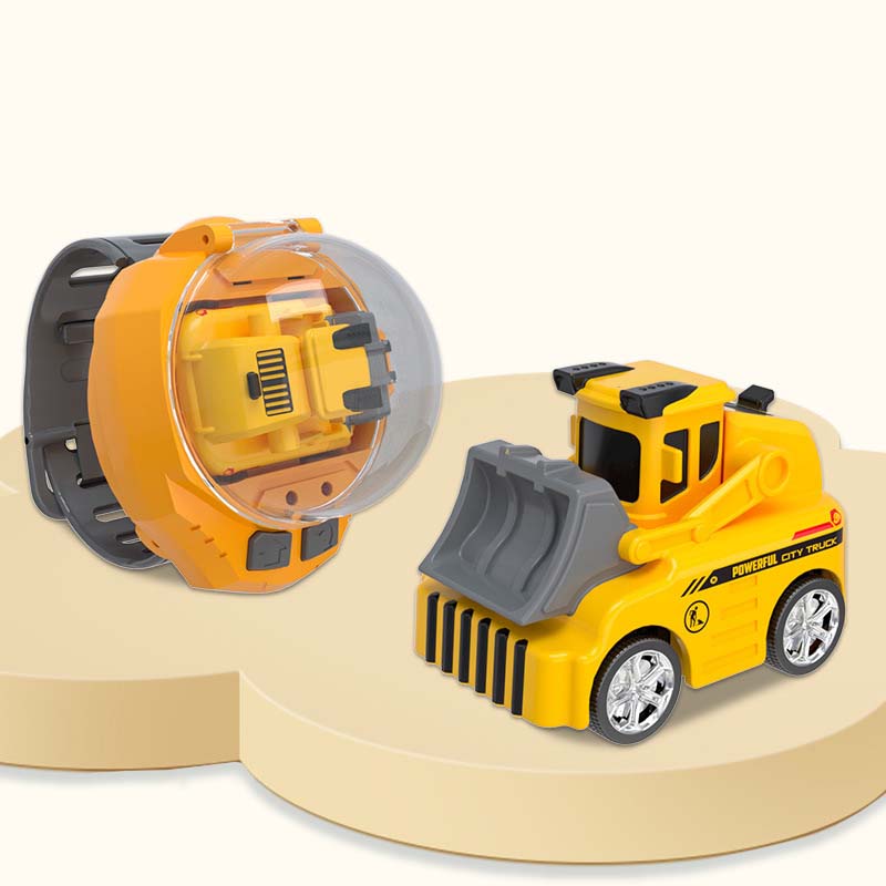 🚜Mini grävmaskinsbil-klocka i legering för barn ✨