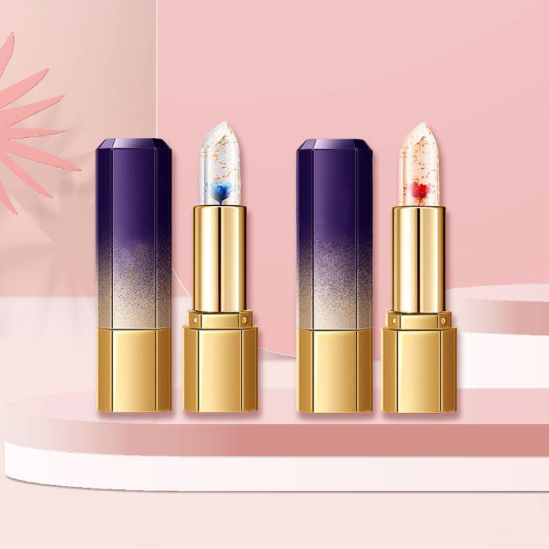 🌸Färgskiftande geléblomma läppstift💋