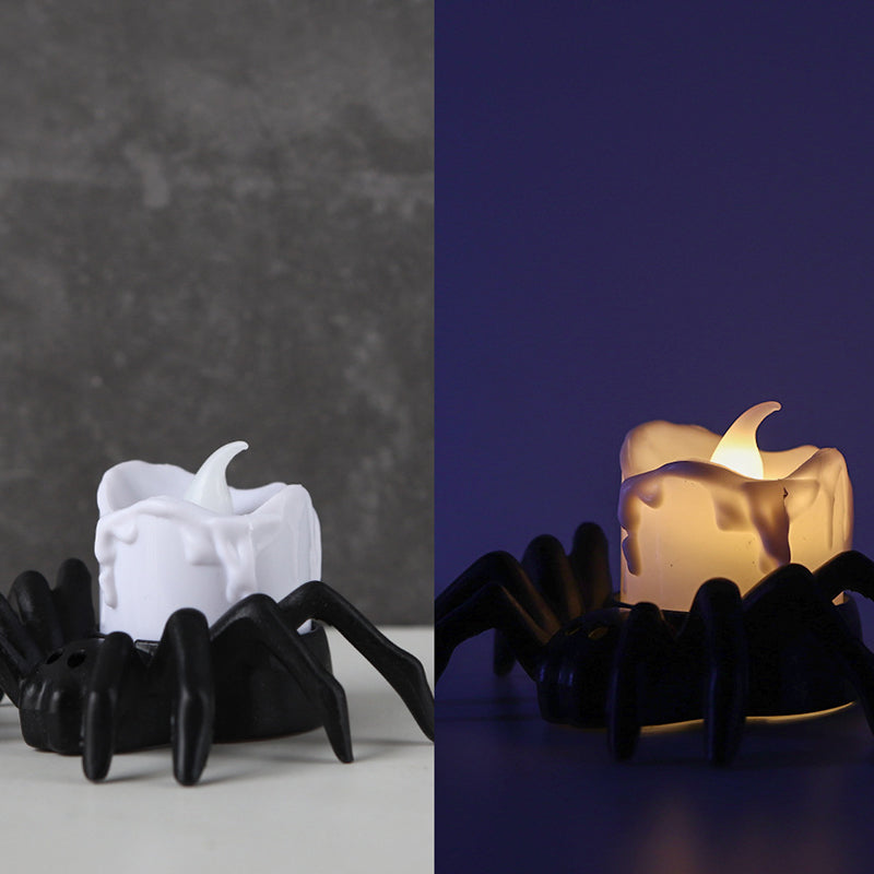 🎃Halloween-dekoration Spindelbelysnin🕷️