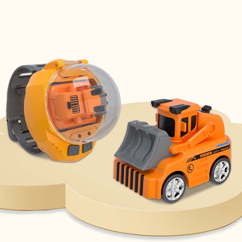 🚜Mini grävmaskinsbil-klocka i legering för barn ✨
