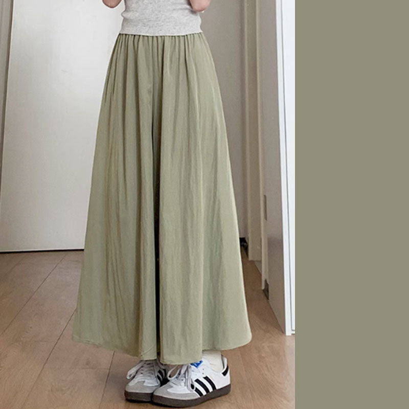 🍑SOMMAR HÖG MIDJA VIDA BEN KJOL BYXOR KVINNOR