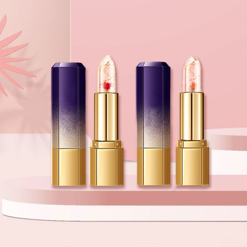 🌸Färgskiftande geléblomma läppstift💋
