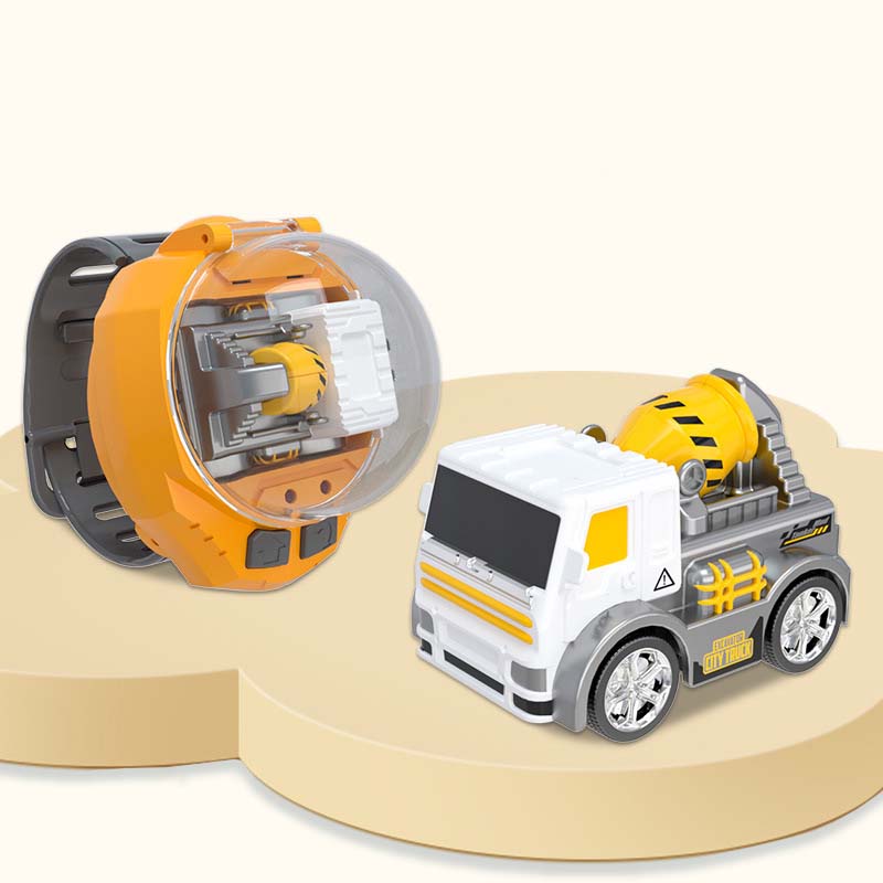 🚜Mini grävmaskinsbil-klocka i legering för barn ✨