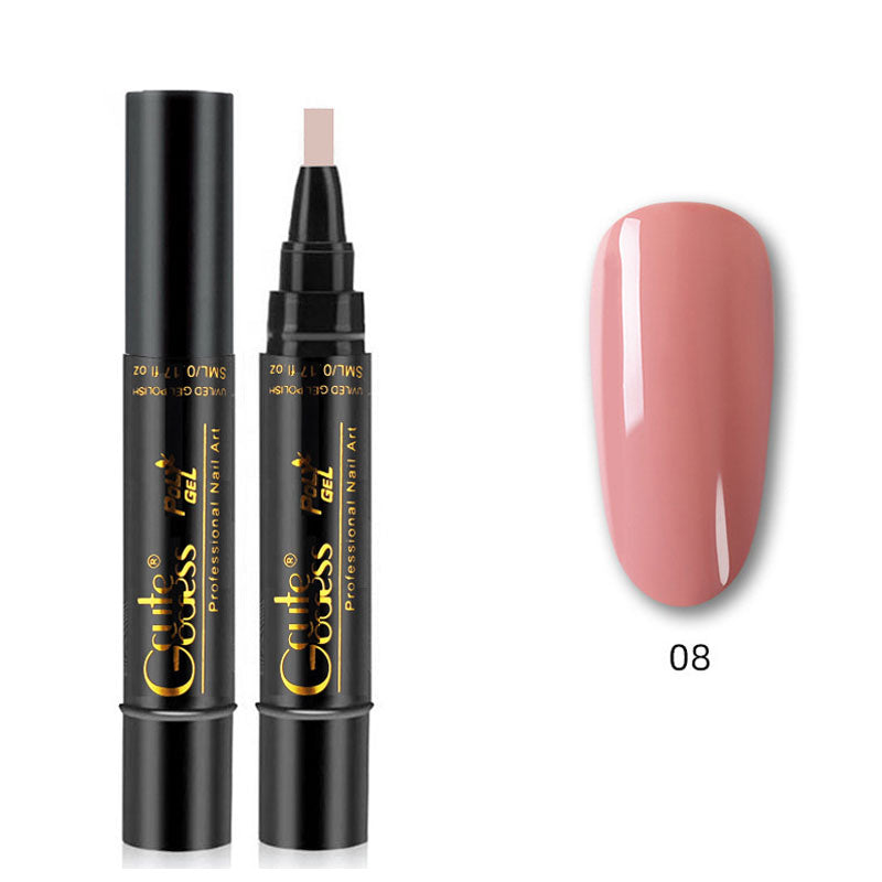 💅✨ 3-i-1 Gellack Penna | Bas, Färg & Topplack i Ett Steg! | Snabb Manikyr