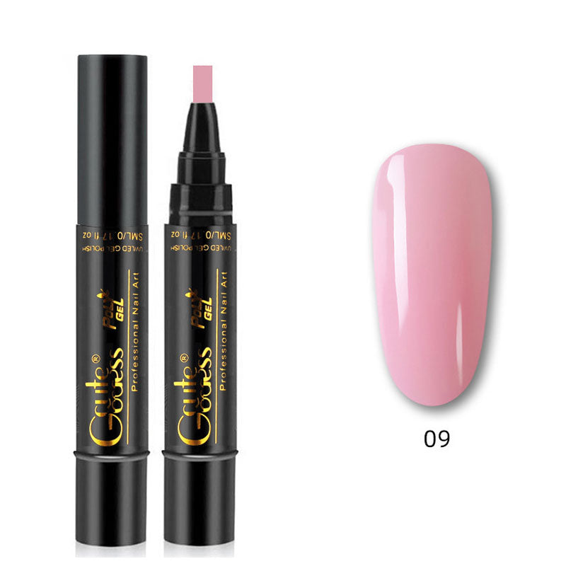 💅✨ 3-i-1 Gellack Penna | Bas, Färg & Topplack i Ett Steg! | Snabb Manikyr