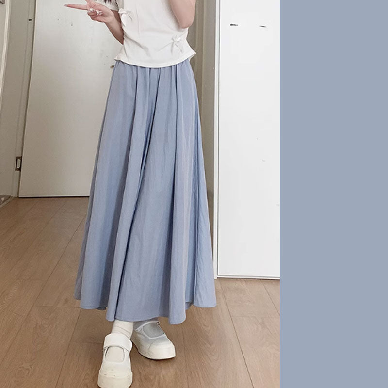 🍑SOMMAR HÖG MIDJA VIDA BEN KJOL BYXOR KVINNOR