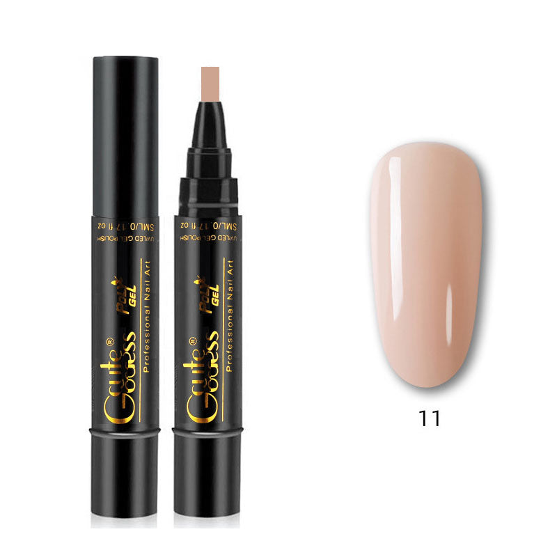 💅✨ 3-i-1 Gellack Penna | Bas, Färg & Topplack i Ett Steg! | Snabb Manikyr