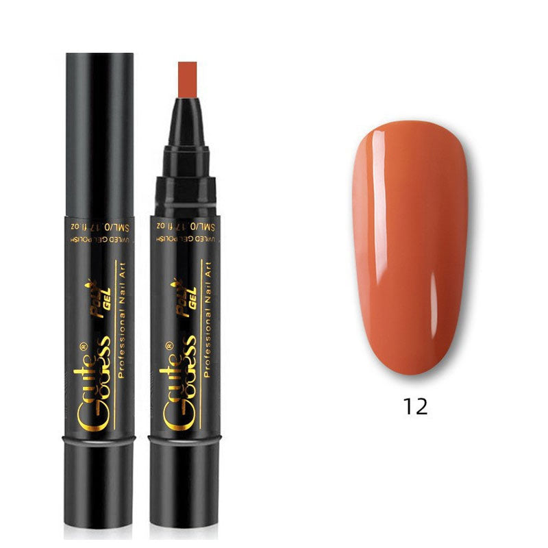 💅✨ 3-i-1 Gellack Penna | Bas, Färg & Topplack i Ett Steg! | Snabb Manikyr
