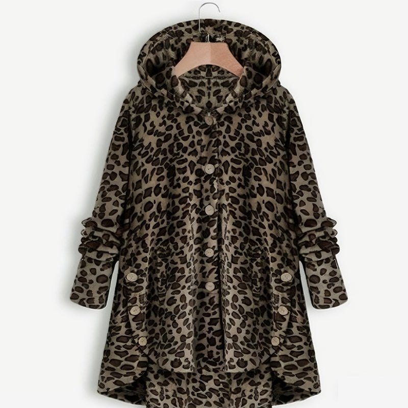 Rymlig fluffig konstpälskardigan 🧸 | Mysig och stilren vinterjacka