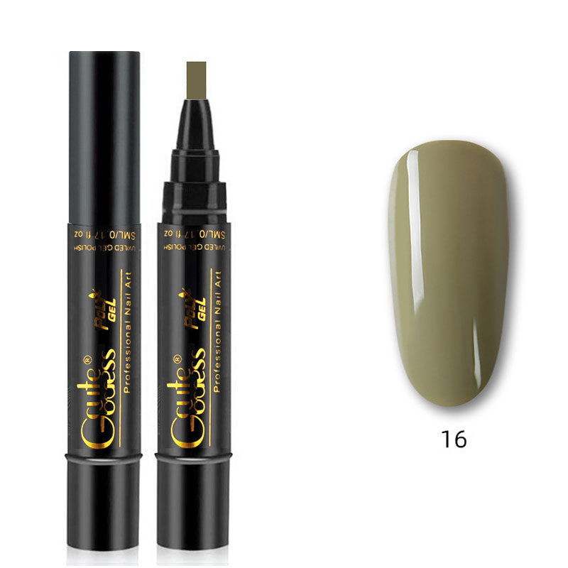 💅✨ 3-i-1 Gellack Penna | Bas, Färg & Topplack i Ett Steg! | Snabb Manikyr