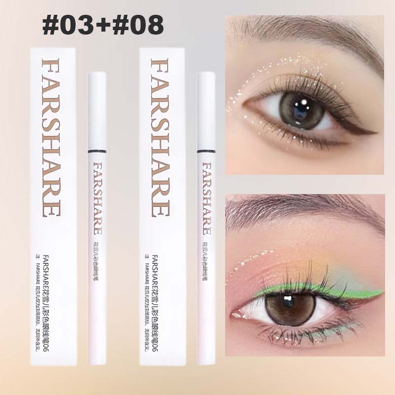 🌈Färgad flytande eyeliner👁️