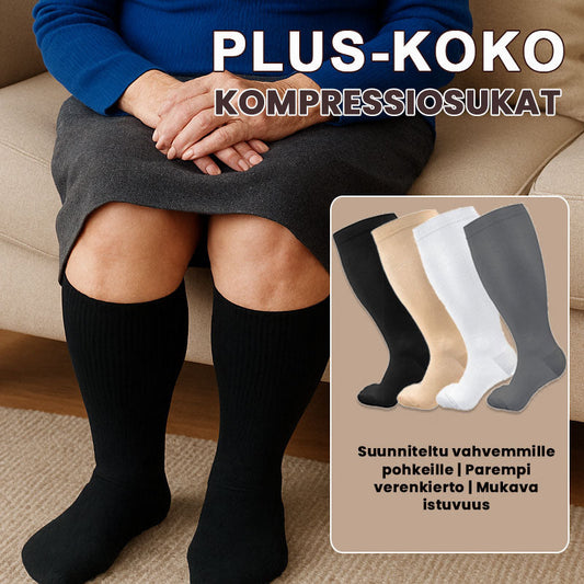 🔥Köp 1 få 1 gratis 🧦kompressionsstrumpor （2XL–7XL）