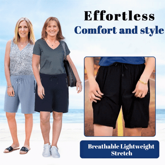 ⌛Veckans specialerbjudande🧊Håll dig sval hela summer❄️🩳Snabbtorkande stretchshorts i issilk