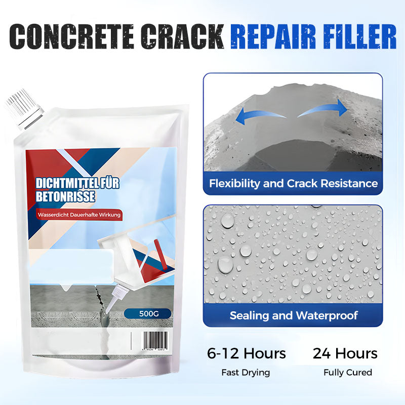 💫2025 Uppgraderad betongsprickreparation Power Adhesive; ✨ Miljövänliga material, 50% rabatt under en begränsad tid!
