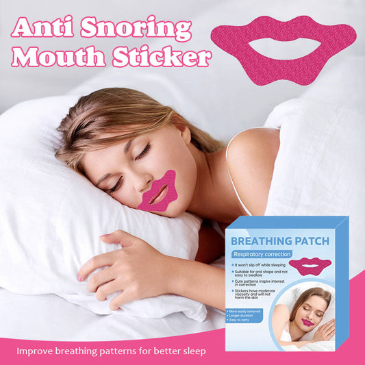 💤 Anti snarkning mun klistermärke