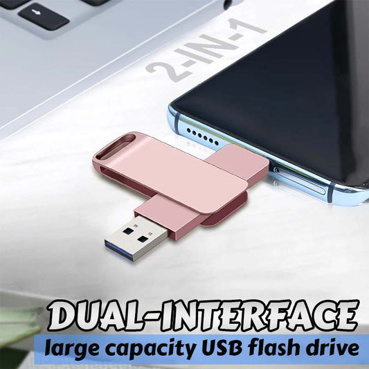 ✨Dual Interface Usb Flash Drive med stor kapacitet