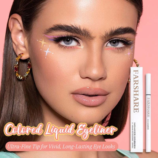🌈Färgad flytande eyeliner👁️