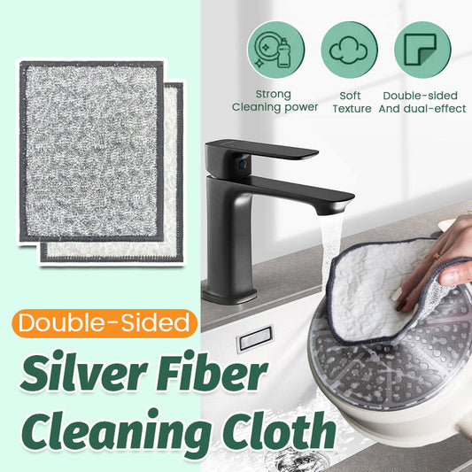 ✨Dubbelsidig rengöringsduk av silverfiber - kraftfull men ändå skonsam rengöringskraft!✨